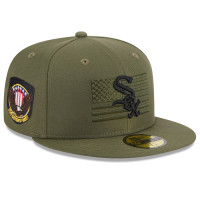 Adult Men's Chicago White Sox New Era 2023 Armed Forces Day On-Field 59FIFTY Fitted Hat - Green