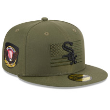Adult Men's Chicago White Sox New Era 2023 Armed Forces Day On-Field 59FIFTY Fitted Hat - Green