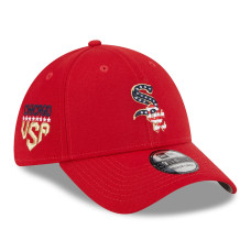 Adult Men's Chicago White Sox New Era 2023 Fourth of July 39THIRTY Flex Fit Hat - Red