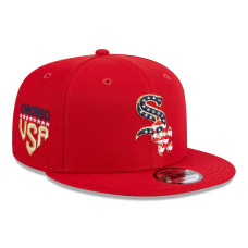 Adult Men's Chicago White Sox New Era 2023 Fourth of July 9FIFTY Snapback Adjustable Hat - Red