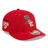 Adult Men's Chicago White Sox New Era 2023 Fourth of July Low Profile 59FIFTY Fitted Hat - Red