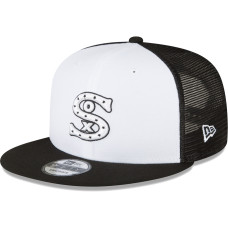 Adult Men's Chicago White Sox New Era 2023 On-Field Batting Practice 9FIFTY Snapback Hat - Black/White