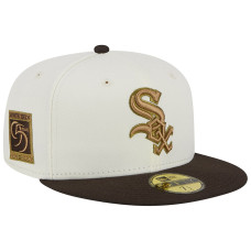 Adult Men's Chicago White Sox New Era 95th Team Anniversary 59FIFTY Fitted Hat - White/Brown