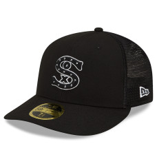 Adult Men's Chicago White Sox New Era Batting Practice Low Profile 59FIFTY Fitted Hat - Black