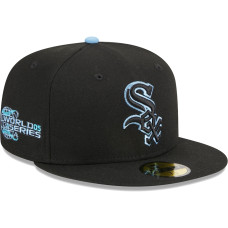 Adult Men's Chicago White Sox New Era Pastel Undervisor 59FIFTY Fitted Hat - Black