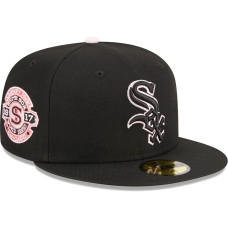 Adult Men's Chicago White Sox New Era Pastel Undervisor 59FIFTY Fitted Hat - Black