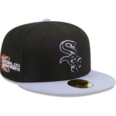 Adult Men's Chicago White Sox New Era Side Patch 59FIFTY Fitted Hat - Black