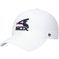 Adult Men's Chicago White Sox '47 1976 Logo Cooperstown Collection Clean Up Adjustable Hat - White Adult Men's Chicago White Sox '47 1976 Logo Cooperstown Collection Clean Up Adjustable Hat - White