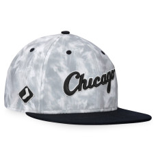 Adult Men's Chicago White Sox Smoke Dye Fitted Hat - Black/White