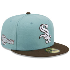 Adult Men's Chicago White Sox New Era 2005 World Series Beach Kiss 59FIFTY Fitted Hat - Light Blue/Brown