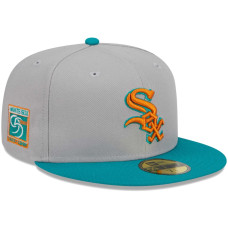 Adult Men's Chicago White Sox New Era 59FIFTY Fitted Hat - Gray/Teal