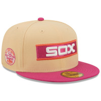 Adult Men's Chicago White Sox New Era 1933 All-Star Game 50th Anniversary Mango Passion 59FIFTY Fitted Hat - Orange/Pink