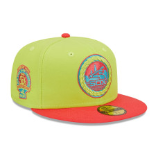 Adult Men's Chicago White Sox New Era 1983 All-Star Game Cyber Highlighter 59FIFTY Fitted Hat - Green/Red Adult Men's Chicago White Sox New Era 1983 All-Star Game Cyber Highlighter 59FIFTY Fitted Hat - Green/Red