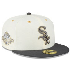 Adult Men's Chicago White Sox New Era 2003 All-Star Game Chrome 59FIFTY Fitted Hat - Cream/Charcoal