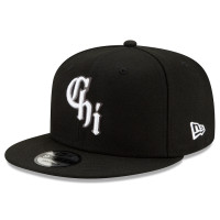Adult Men's Chicago White Sox New Era 2021 City Connect 9FIFTY Snapback Adjustable Hat - Black