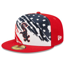 Adult Men's Chicago White Sox New Era 2022 4th of July On-Field 59FIFTY Fitted Hat - Red
