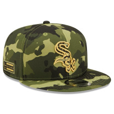 Adult Men's Chicago White Sox New Era 2022 Armed Forces Day 9FIFTY Snapback Adjustable Hat - Camo