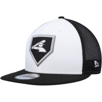 Adult Men's Chicago White Sox New Era 2022 Clubhouse Trucker 9FIFTY Snapback Hat - White/Black Adult Men's Chicago White Sox New Era 2022 Clubhouse Trucker 9FIFTY Snapback Hat - White/Black