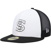 Adult Men's Chicago White Sox New Era 2023 On-Field Batting Practice 59FIFTY Fitted Hat - White/Black Adult Men's Chicago White Sox New Era 2023 On-Field Batting Practice 59FIFTY Fitted Hat - White/Black