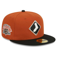 Adult Men's Chicago White Sox New Era 59FIFTY Fitted Hat - Orange/Black Adult Men's Chicago White Sox New Era 59FIFTY Fitted Hat - Orange/Black