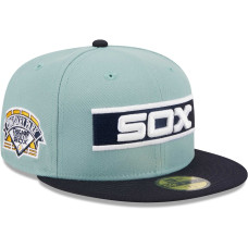 Adult Men's Chicago White Sox New Era Beach Kiss 59FIFTY Fitted Hat - Light Blue/Navy