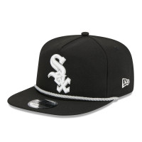 Adult Men's Chicago White Sox New Era Branch Golfer Snapback Hat - Black Adult Men's Chicago White Sox New Era Branch Golfer Snapback Hat - Black