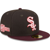 Adult Men's Chicago White Sox New Era Chocolate Strawberry 59FIFTY Fitted Hat - Brown/Maroon