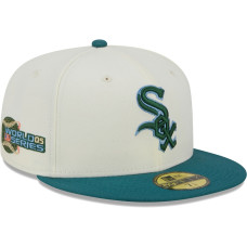 Adult Men's Chicago White Sox New Era Chrome Evergreen 59FIFTY Fitted Hat - Cream