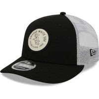 Adult Men's Chicago White Sox New Era Circle Trucker Low Profile 9FIFTY Snapback Hat - Black