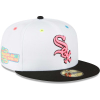 Adult Men's Chicago White Sox New Era Neon Eye 59FIFTY Fitted Hat - White