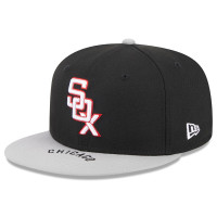 Adult Men's Chicago White Sox New Era On Deck 59FIFTY Fitted Hat - Black/Gray
