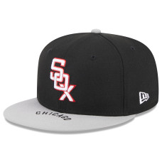 Adult Men's Chicago White Sox New Era On Deck 59FIFTY Fitted Hat - Black/Gray
