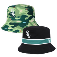 Adult Men's Chicago White Sox New Era Reverse Bucket Hat - Black