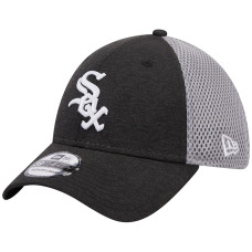 Adult Men's Chicago White Sox New Era Shadow Neo 39THIRTY Flex Hat - Black