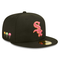 Adult Men's Chicago White Sox New Era Summer Sherbet 59FIFTY Fitted Hat - Black