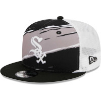 Adult Men's Chicago White Sox New Era Tear Trucker 9FIFTY Snapback Hat - Black