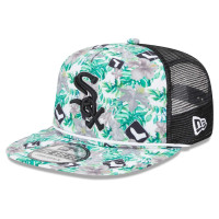 Adult Men's Chicago White Sox New Era Tropic Floral Golfer Lightly Structured Snapback Hat