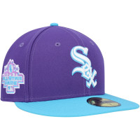 Adult Men's Chicago White Sox New Era Vice 59FIFTY Fitted Hat - Purple