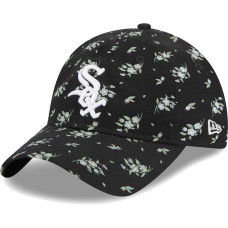Youth Boys Chicago White Sox New Era Bloom 9TWENTY Adjustable Hat - Black