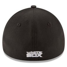 Adult Men's New Era Chicago White Sox MLB Team Classic 39THIRTY Flex Hat - Black