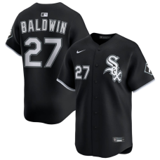 Men's Chicago White Sox Brooks Baldwin #27 Black Alternate Limited Jersey