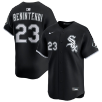Men's Chicago White Sox Andrew Benintendi #23 Black Alternate Limited Jersey