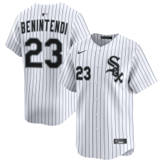 Men's Chicago White Sox Andrew Benintendi #23 White Home Limited Jersey