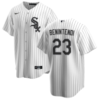 Youth Chicago White Sox Andrew Benintendi #23 White Home Replica Jersey