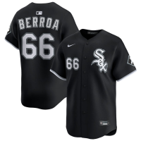 Men's Chicago White Sox Prelander Berroa #66 Black Alternate Limited Jersey