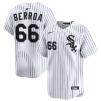 Men's Chicago White Sox Prelander Berroa #66 White Home Limited Jersey