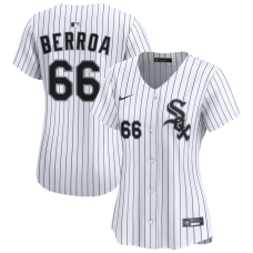 Women's Chicago White Sox Prelander Berroa #66 White Home Limited Jersey