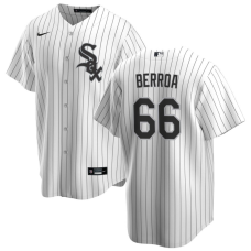 Youth Chicago White Sox Prelander Berroa #66 White Home Replica Jersey