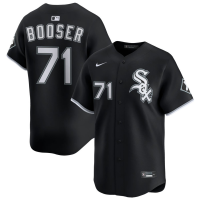 Men's Chicago White Sox Cam Booser #71 Black Alternate Limited Jersey