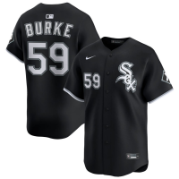 Men's Chicago White Sox Sean Burke #59 Black Alternate Limited Jersey